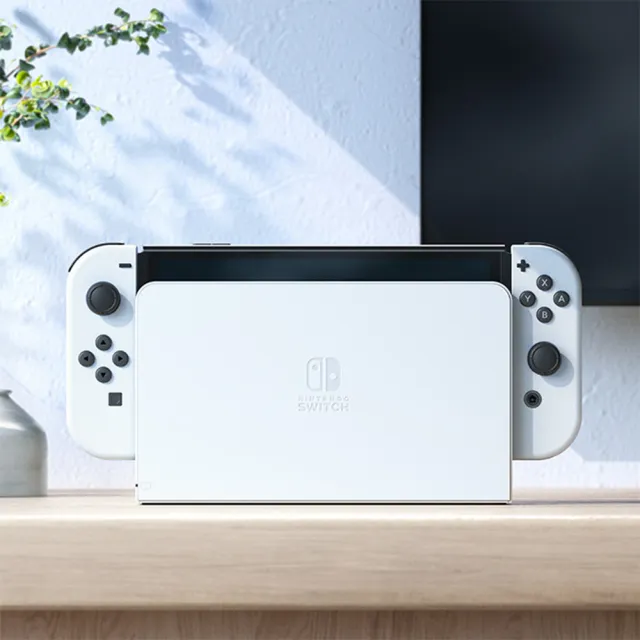 Nintendo 任天堂】Switch OLED白色主機+《瑪利歐派對超級巨星+遊戲選一