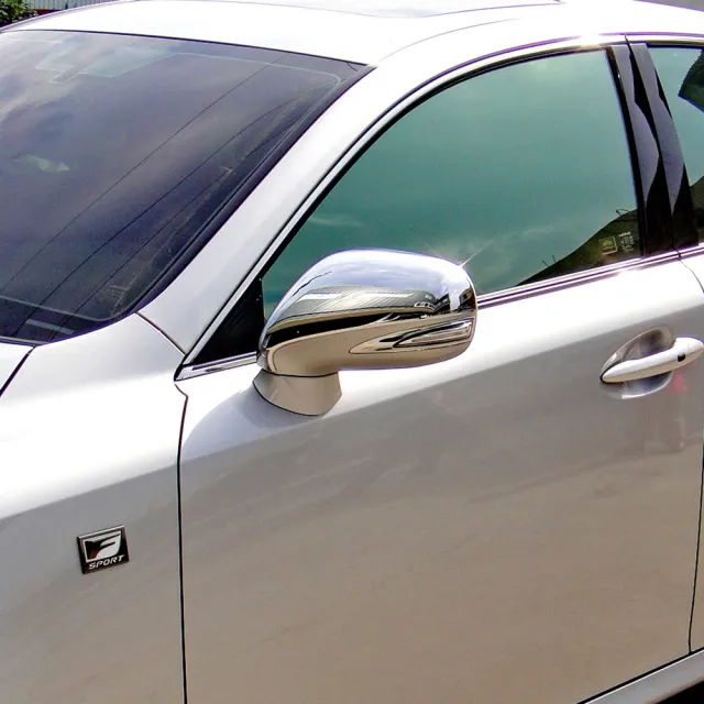 【IDFR】Lexus ES ES350 2009~2012 鍍鉻銀 後視鏡蓋 後照鏡外蓋貼(Lexus ES350 車身鍍鉻改裝)