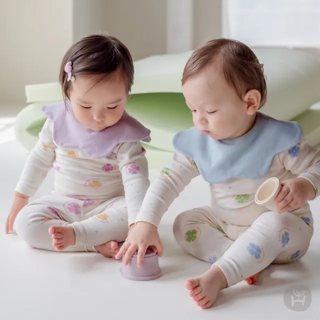 【Happy Prince】韓國製 Happy Daily嬰兒童花瓣圍兜繽紛5件組禮盒