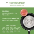 【Tefal 特福】綠生活陶瓷不沾系列28CM炒鍋-曜石黑+玻璃蓋(適用電磁爐)