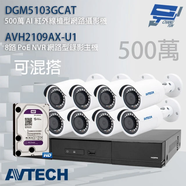 AVTECH 陞泰 組合 可混搭 AVH2109AX-U1+