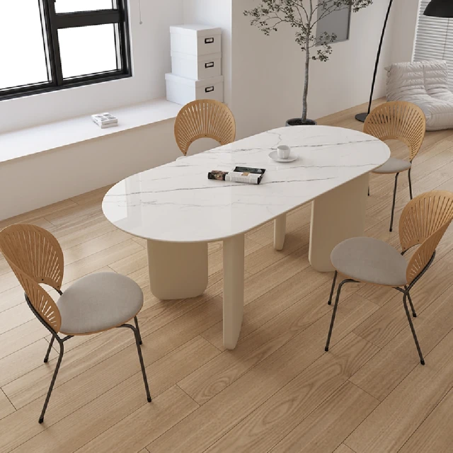 聚優 可折疊餐桌(簡易折疊桌 餐桌 家用小戶型桌子 可移動餐
