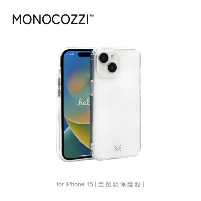 【MONOCOZZI】iPhone 15 全透明保護殼(MONOCOZZI)