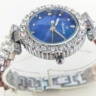 【威妮登】貴婦珍藏滿鑽女錶(銀色)