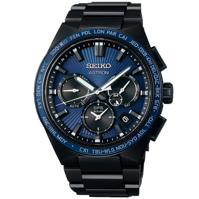 【SEIKO 精工】ASTRON系列 GPS衛星對時 鈦金屬 太陽能腕錶 送禮推薦 禮物(SSH121J1/5X53-0BV0B)