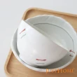 【Just Home】日本製手捏月燒4.5吋陶瓷碗(日本製 碗 飯碗)
