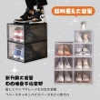 【V. GOOD】組合式摺疊硬質鞋盒 3入組(透明鞋盒 鞋盒 球鞋收納 磁吸 鞋櫃)