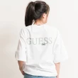 【GUESS】GUESS 韓國 前小後大文字LOGO 短袖 上衣 T恤 穿搭 現貨 韓國代購(平輸品)
