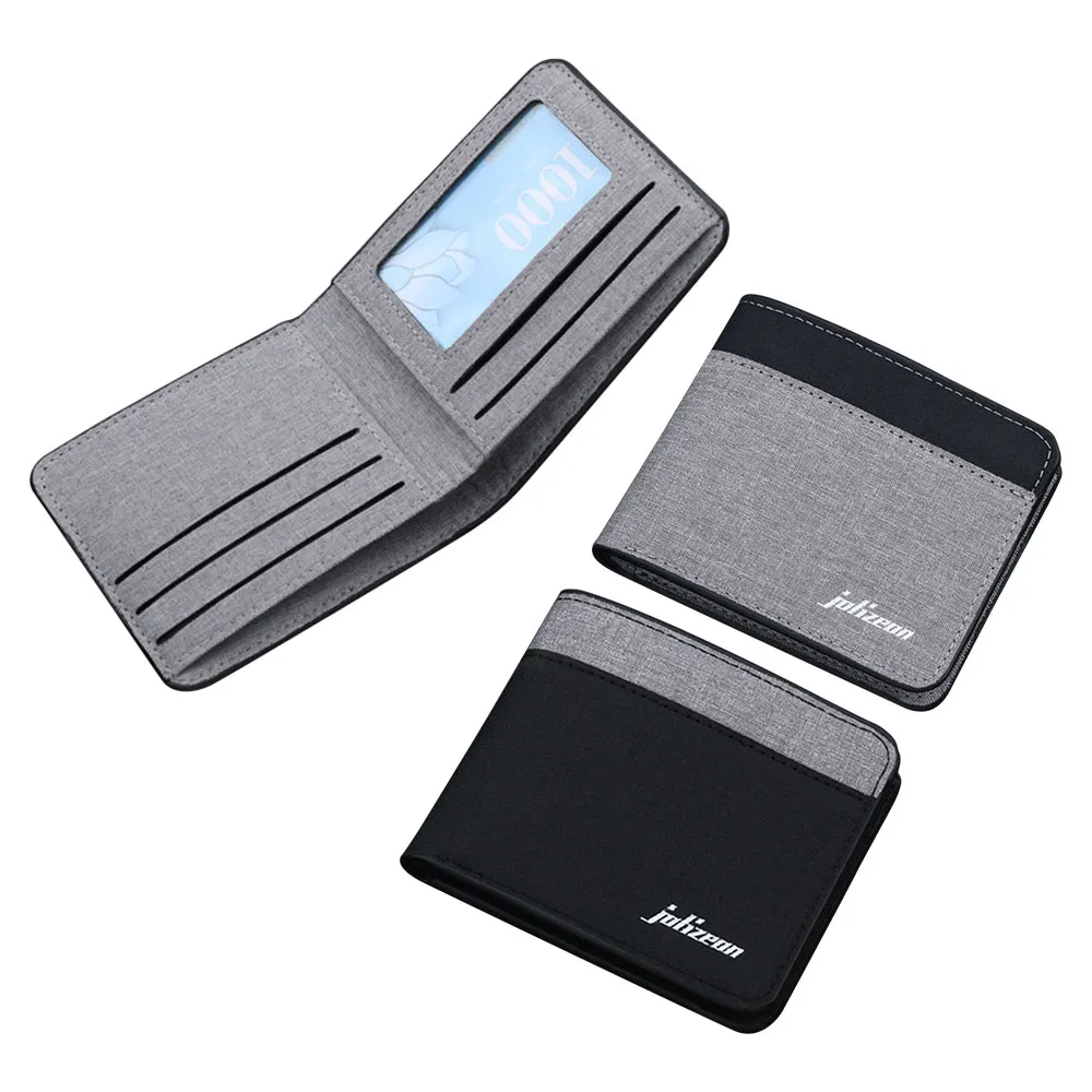 HH】Rusri 帆布拼接撞色男女短夾(男士男生男用皮夾皮包小錢包零錢包) - momo購物網- 好評推薦-2026年1月