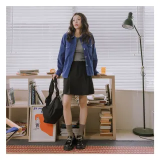 【MO-BO】波浪收口短版羅紋上衣