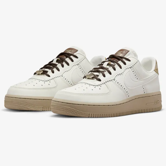 NIKE 耐吉】AF1 WMNS AIR FORCE 1 07 LX 白奶茶休閒鞋女運動穿搭 