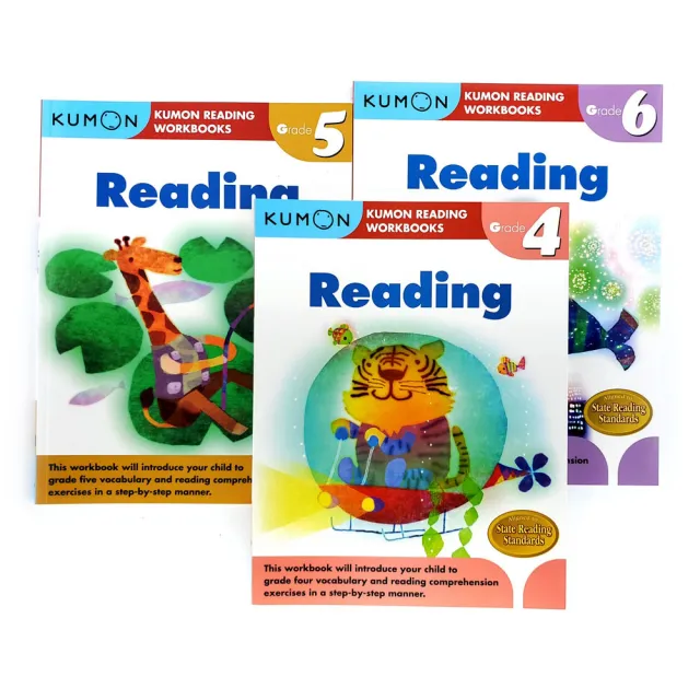 【iBezT】Kumon Reading Workbooks(6冊訓練兒童思維能力的教輔書)