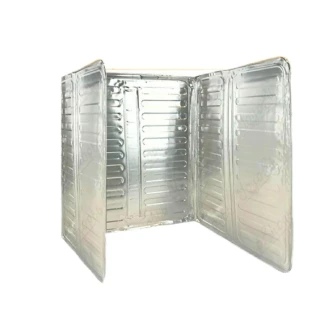 【Ainmax 艾買氏】廚房鋁箔可折疊圍爐板 ㄇ形瓦斯爐隔油板(1入裝 商品隨機出貨)