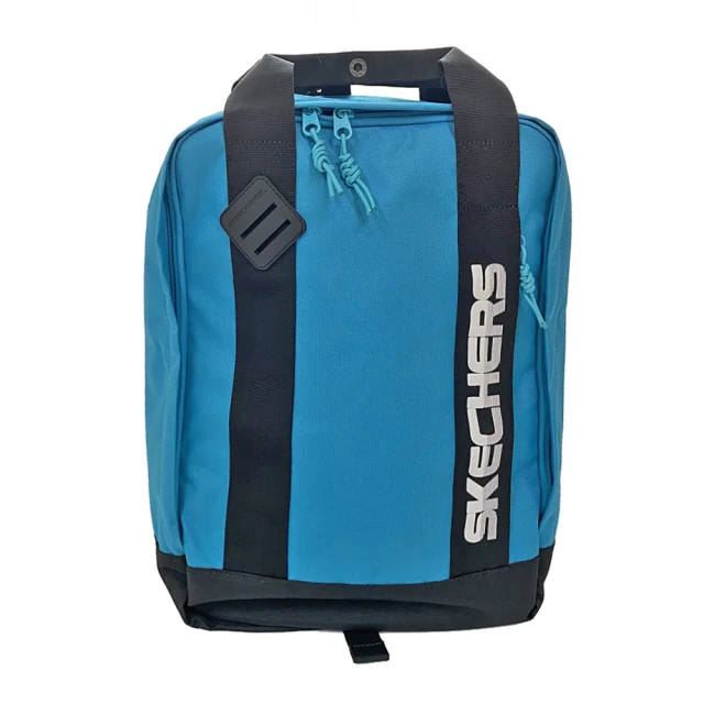 SKECHERS Bag 後背包 手提 可調式背帶 筆電隔層 上學 水藍(S99239)