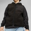 【PUMA】流行系列 女款 黑色 羊羔絨 保暖 休閒 冬季 口袋 背心 62522801