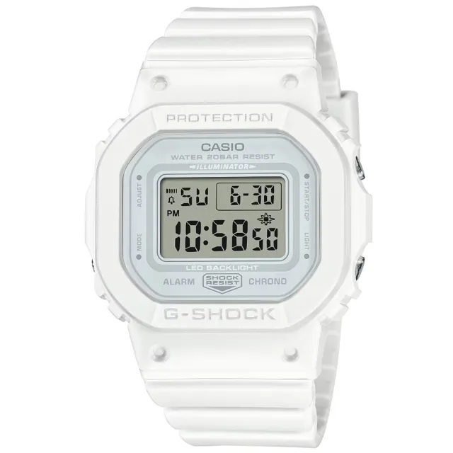 【CASIO 卡西歐】G-SHOCK WOMEN 時尚休閒方形電子腕錶 禮物推薦 送禮首選(GMD-S5600BA-7)