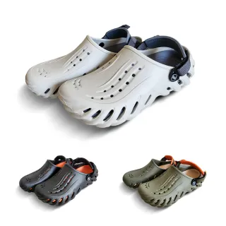 【母子鱷魚】一起運動 母子鱷魚-撞色潮流洞洞鞋(BCF5584)