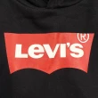 【LEVIS】經典logo 青年版 帽T 長袖 刷毛 連帽 上衣 平輸品(帽T)