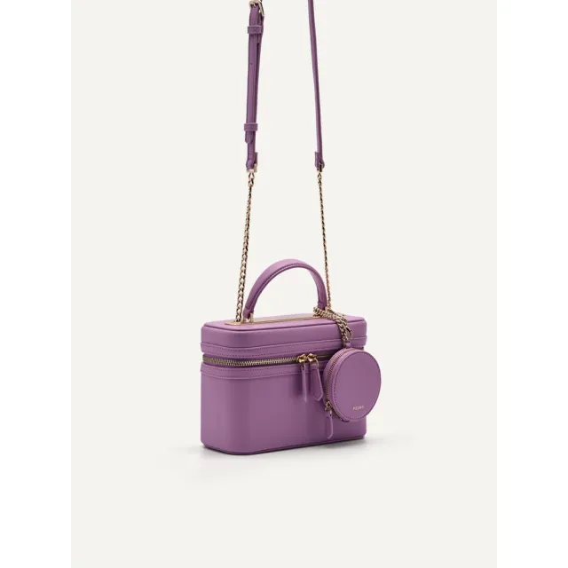 【PEDRO】Ari珠寶盒手拿包/斜背包-混色/紫色/淺藍色/淺黃色(小CK高端品牌 熱賣)