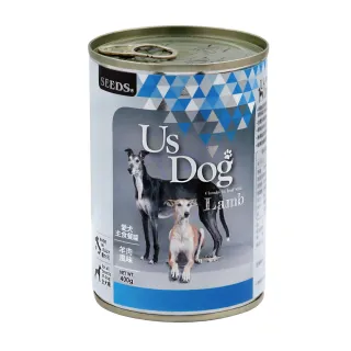 【Seeds 聖萊西】Us Dog愛犬主食罐400g*24罐(惜時 聖萊西 狗罐 主食 成犬)