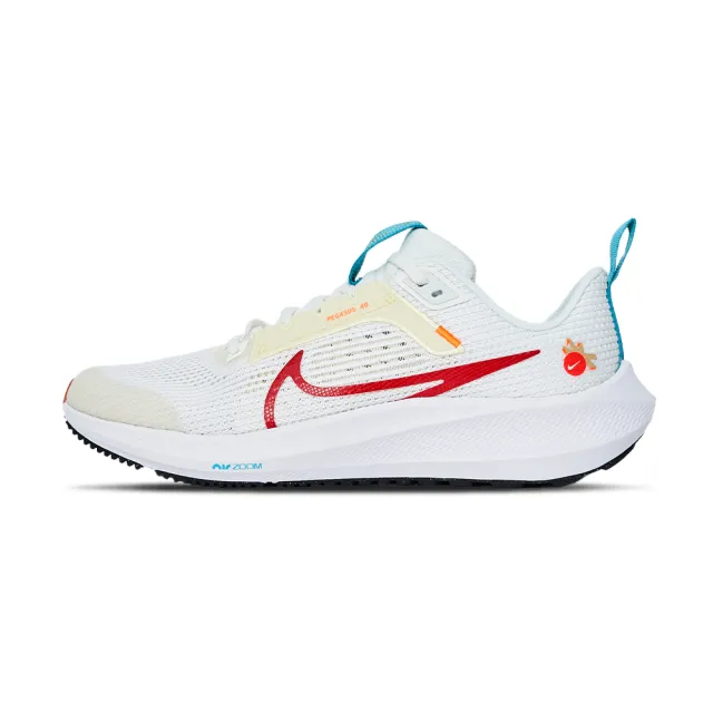 NIKE 耐吉】Air Zoom Pegasus 40 GS 女鞋大童紅藍白色運動休閒慢跑鞋FZ5526-161 - momo購物網-  好評推薦-2025年2月