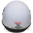 【EVO】全罩式安全帽-白色+(6入不織布內襯套)