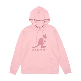 【KANGOL】KANGOL 女 連帽T 淺紅(6252105041)