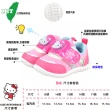 【HELLO KITTY】12.5-17.5cm兒童鞋 電燈鞋 蝴蝶結輕量減壓抗菌防臭休閒運動鞋(紫&桃粉色)