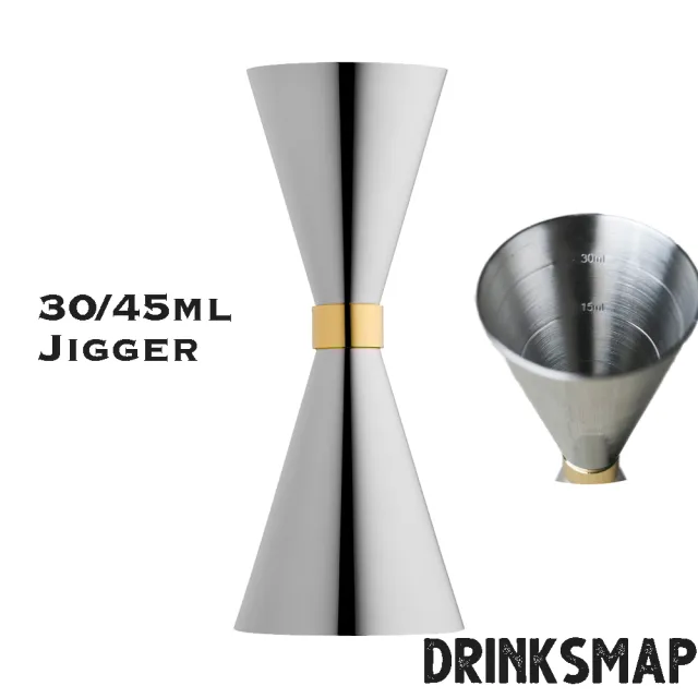 【Drinksmap】日式量酒器 多規格(居家調酒 多規格 量酒器 Jigger 調酒器具 不鏽鋼 盎司杯 304不鏽鋼)