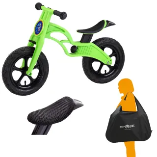【BabyTiger虎兒寶】POPBIKE 兒童平衡滑步車 -(AIR充氣胎 + 椅墊套 + 攜車袋)