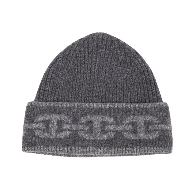 HERMES Heaven beanie グレー Hermes 愛馬仕】Heaven beanie反折針織帽(灰色) - momo購物網