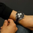 【SEIKO 精工】CS系列 時尚三眼計時手錶-41mm 母親節 禮物(8T67-00Y0D/SBTR043J)