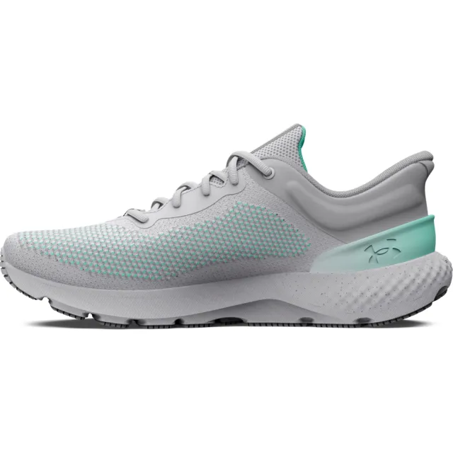 【UNDER ARMOUR】UA 女 Charged Escape 4 Knit 慢跑鞋 運動鞋_3026526-103(灰綠)