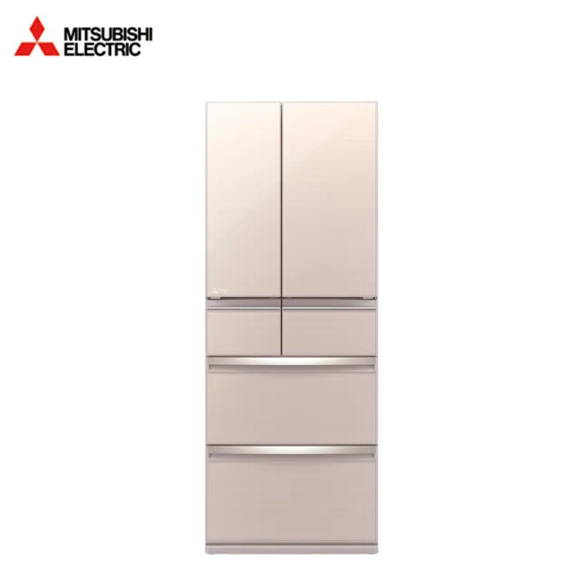 【MITSUBISHI 三菱電機】472L日製玻璃鏡面變頻六門冰箱(MR-WX47LF-F-C 水晶杏)