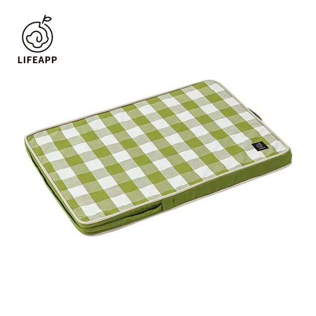 【LIFEAPP 徠芙寶】經典格子睡墊/L(寵物緩壓睡墊、大型犬適用)