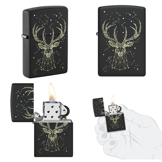 【Zippo】星辰金鹿防風打火機(美國防風打火機)