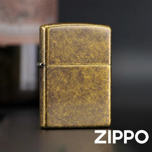 【Zippo官方直營】仿古黃銅防風打火機(美國防風打火機)