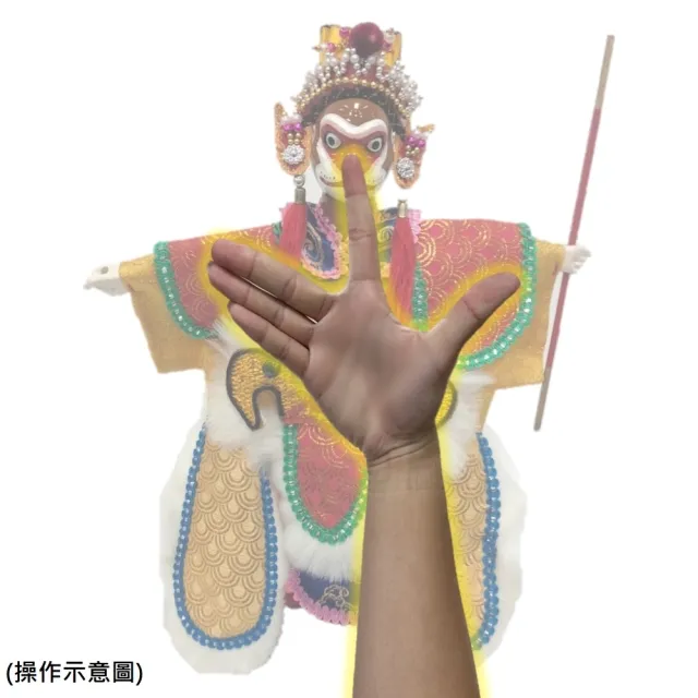 【A-ONE 匯旺】關公 精緻布袋戲練功偶 有內體可換衣 送台灣國旗電繡補丁 戲偶架 古早味 演出布偶人偶