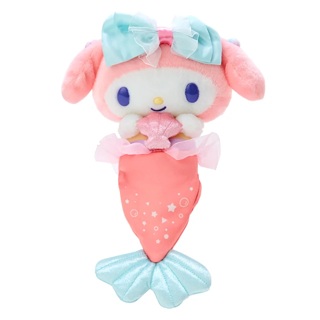 SANRIO 三麗鷗 美人魚系列 人魚裝扮絨毛娃娃 美樂蒂