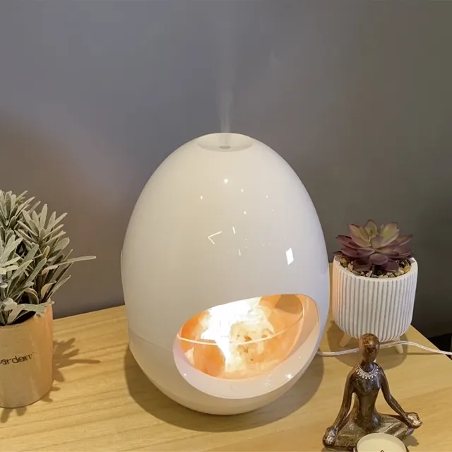 【YU Living 信歐傢居】北歐風蛋型香氛噴霧器(白色/加濕器.室內香氛機.桌上裝飾)