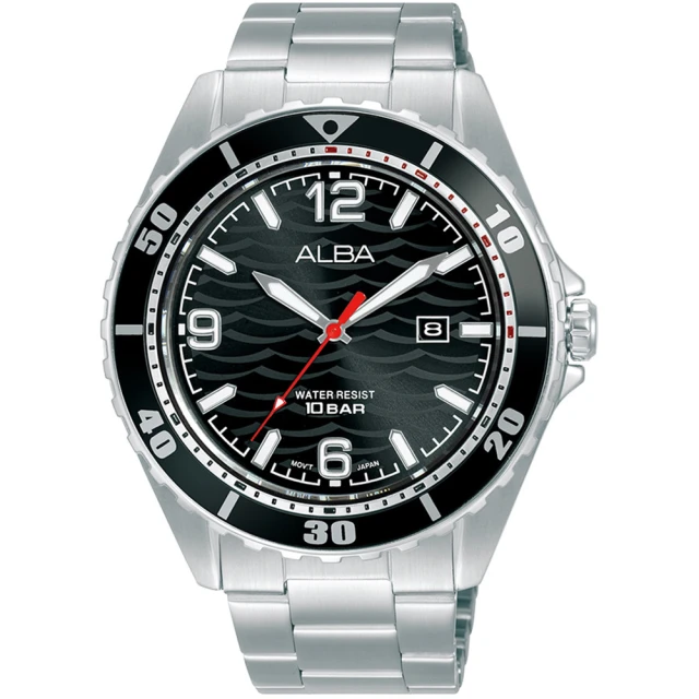 ALBAALBA 雅柏 波紋潛水風格時尚手錶-44mm(VJ32-X339D/AG8N49X1)