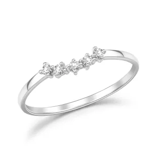 【WEDDING CODE】14K金 8分鑽石女戒 4594(D/VVS1 天然鑽石 對戒 FUN4購物節 現貨 禮物)