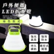 【氣氛大師】戶外便攜LED折疊燈(防水 續航力強 USB 太陽能 車庫 露營 觸控式)