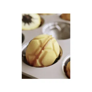 【Chefmade學廚原廠正品】12連杯不沾足球蛋糕模(WK9837足球小蛋糕家用烘焙模具烤盤)