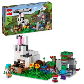 【LEGO 樂高】Minecraft 21181 The Rabbit Ranch(當個創世神 兔子農場)