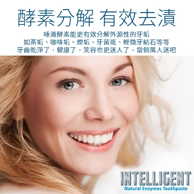 【因特力淨】酵素牙膏-新一代(125g *5入-贈愛草學 綠豆薏仁皂*1)