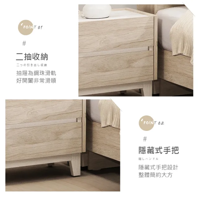 【時尚屋】[5U11]洛菲1.5尺床頭櫃5U11-323(台灣製 免組裝 免運費 床頭櫃)