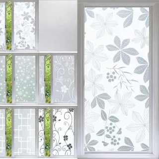 【QLZHS】玻璃貼紙 自黏式窗戶玻璃貼 浴室玻璃窗戶貼紙 遮光防偷窺玻璃貼 霧面玻璃貼(60X200cm)