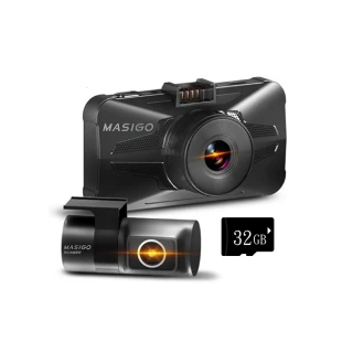 【MASIGO 瑪思電通】S532D 頂級雙錄 2K GPS WIFI 雙鏡頭行車記錄器(附贈32G記憶卡)