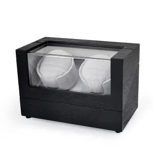 【P&W】手錶自動上鍊盒 2支裝 四種模式 木質啞光 內飾絨布 大錶適用 錶盒(機械錶專用 錶盒 上鍊盒 上鏈盒)